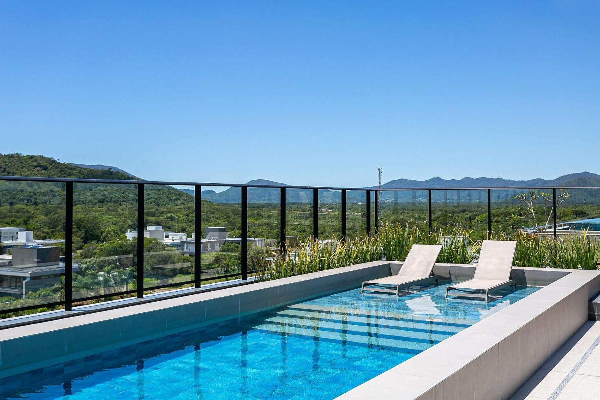 Wi-Fi 300Mb | Rooftop Com Piscina Em Jurere #Ja15 Florianópolis Buitenkant foto