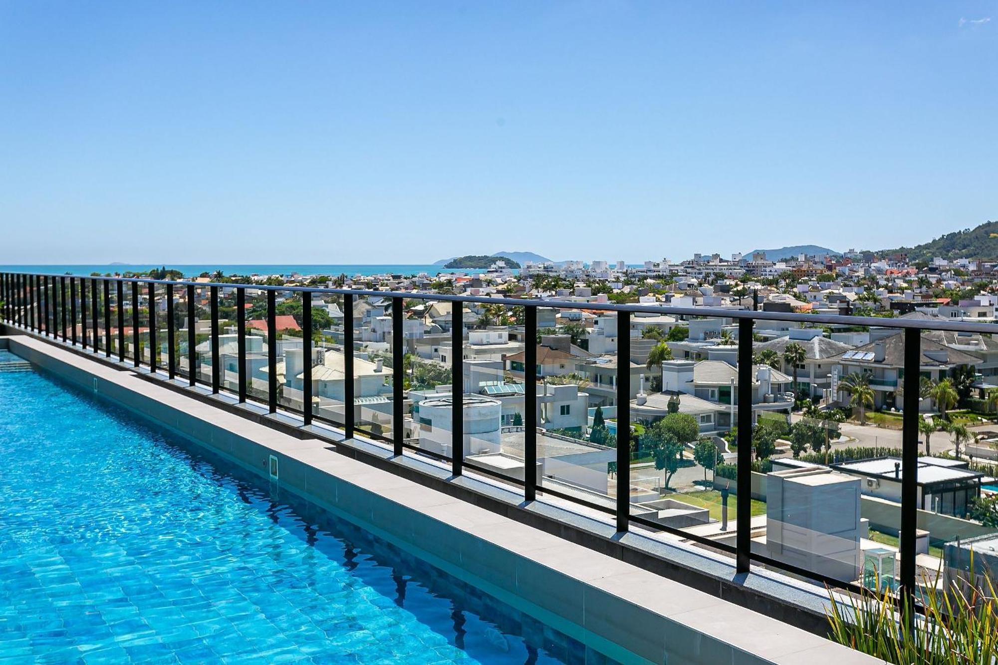 Wi-Fi 300Mb | Rooftop Com Piscina Em Jurere #Ja15 Florianópolis Buitenkant foto