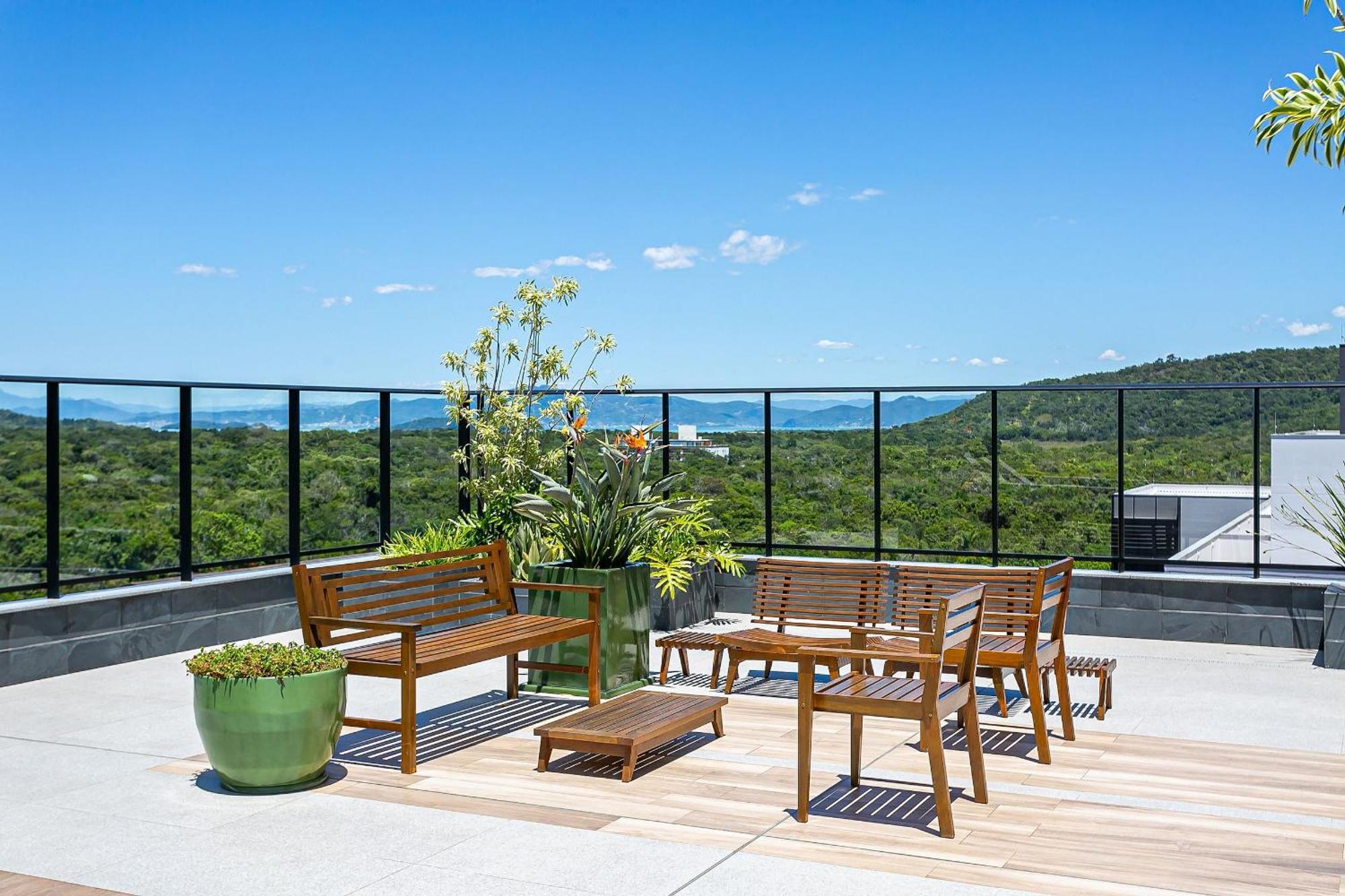 Wi-Fi 300Mb | Rooftop Com Piscina Em Jurere #Ja15 Florianópolis Buitenkant foto